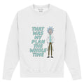 Front - Rick And Morty - "My Plan" Sweatshirt für Herren/Damen Unisex