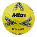 Fluoreszierendes Gelb-Gelbgold - Front - Mitre - "Ultimatch Evo" Fußball