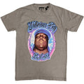 Front - Biggie Smalls - "RIP Airbrush" T-Shirt für Herren/Damen Unisex