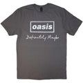 Front - Oasis - "Definitely Maybe" T-Shirt Used-Look für Herren/Damen Unisex