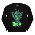 Front - Slipknot - "Green Demon" Sweatshirt für Herren/Damen Unisex