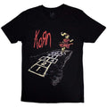 Front - Korn - "Follow The Leader Hopscotch" T-Shirt für Herren/Damen Unisex