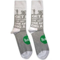 Front - The Beatles - "Rooftop Silhouettes & Apple" Socken für Herren/Damen Unisex