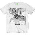 Weiß - Front - The Beatles - "Revolver" T-Shirt für Herren-Damen Unisex