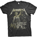 Front - Metallica - "And Justice For All" T-Shirt für Herren/Damen Unisex