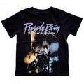 Front - Prince - "Purple Rain" T-Shirt für Kinder