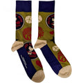 Front - Woodstock - "Peace - Love - Music" Knöchelsocken für Herren/Damen Unisex