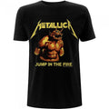 Front - Metallica - "Jump In The Fire" T-Shirt für Herren/Damen Unisex