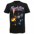 Front - Prince - "Purple Rain" T-Shirt für Herren/Damen Unisex