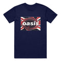 Front - Oasis - "Union Jack" T-Shirt für Herren/Damen Unisex