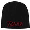 Front - Misfits - "Red Logo" Mütze für Herren/Damen Unisex