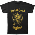 Front - Motorhead - "England Classic Gold" T-Shirt für Herren/Damen Unisex