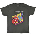 Front - MTV - "I Want My MTV" T-Shirt für Herren/Damen Unisex