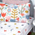 Front - Little Furn - Spannbetttuch "Little Nature", Floral