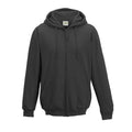 Front - Awdis Herren Kapuzenjacke / Kapuzenpullover / Hoodie mit Reißverschluss