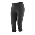 Front - Spiro Damen Softex Capri Sport Leggings