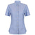 Front - Henbury Damen Modern Kurzarm Oxford Bluse