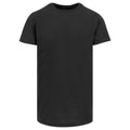 Front - Build Your Brand Herren Shaped Long Kurzarm T-Shirt