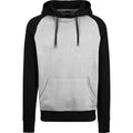 Front - Build Your Brand Herren Raglan Kapuzenpullover