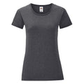 Front - Fruit of the Loom - "Iconic" T-Shirt für Damen