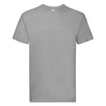 Rot - Front - Fruit of the Loom - "Super Premium" T-Shirt für Herren