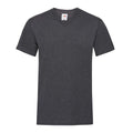 Front - Fruit of the Loom - "Valueweight" T-Shirt V-Ausschnitt für Herren