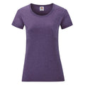 Hellrosa - Front - Fruit of the Loom - "Valueweight" T-Shirt für Damen