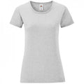 Front - Fruit of the Loom - "Iconic" T-Shirt für Damen