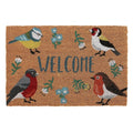 Front - Something Different - Türmatte "British Garden Birds", Welcome