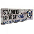 Front - Chelsea FC - Straßenschild "Stamford Bridge", Rustikal