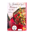 Bunt - Front - Simon Elvin - Treppen - Weihnachtskarte "For You Sister And Partner" 6er-Pack - Karton