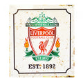 Front - Liverpool FC Retro Zimmer Schild mit Club Wappen