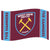 Front - West Ham United FC - Fahne, Wappen Streifen