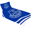 Front - Everton FC Pulse Bettwäsche-Set, Einzelbett