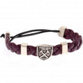 Front - West Ham United FC - Herren/Damen Unisex Armband - Metall, PU