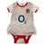 Front - England RFU - Bodysuit Tutu-Rock für Baby