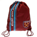 Front - West Ham United FC - Turnbeutel, Mit Streifen