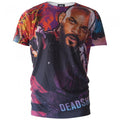 Front - Suicide Squad Herren-T-Shirt Deadshot Graffiti