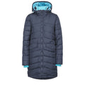 Front - Trespass Damen Steppjacke Homely lange Länge