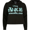 Front - Alice In Wonderland - Kurzes Hoodie für Damen