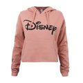 Front - Disney - Kurzes Hoodie Logo für Damen