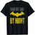 Front - Batman - "Dad By Day" T-Shirt für Herren