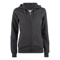 Schwarz - Front - Clique - "Premium" Hoodie mit durchgehendem Reißverschluss für Damen