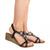 Front - Where´s That From - Damen Sandalen "Cevedo", Diamante Blumen, PU