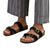 Front - Where´s That From - Damen Flipflops "Rio", Schnalle, Kunstleder