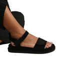 Front - Where´s That From - Damen Sandalen "Corfu", Wildleder