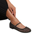 Front - Where´s That From - Damen Pumps "Tennessee", Strassbesatz, Netzmaterial