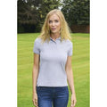 Sportgrau - Back - Absolute Apparel Damen Poloshirt Diva