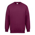 Burgunder - Front - Absolute Apparel Herren Magnum Pullover