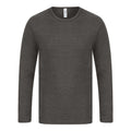 Anthrazit - Front - Absolute Apparel Herren Thermal Langarm T-Shirt